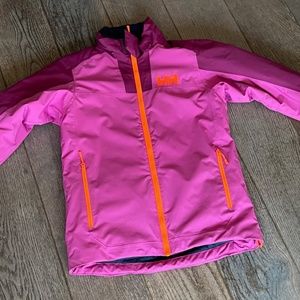 Helly Hanson Ski Jacket size 14 pink & Orange
